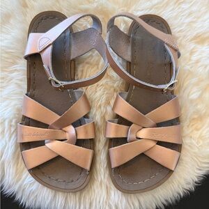 Salt Water Rose Gold Sandals